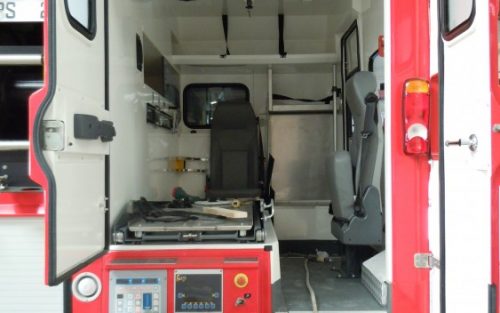 Carrosserie PSE 5G, véhicule de premier secours des Sapeurs Pompiers de PARIS